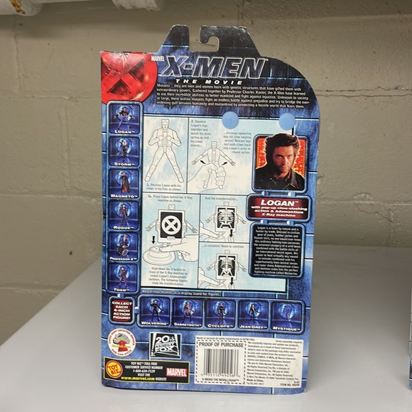 3 Vintage Marvel 2000 X-Men The Movie Toy Biz Figures - Picture 3 of 12